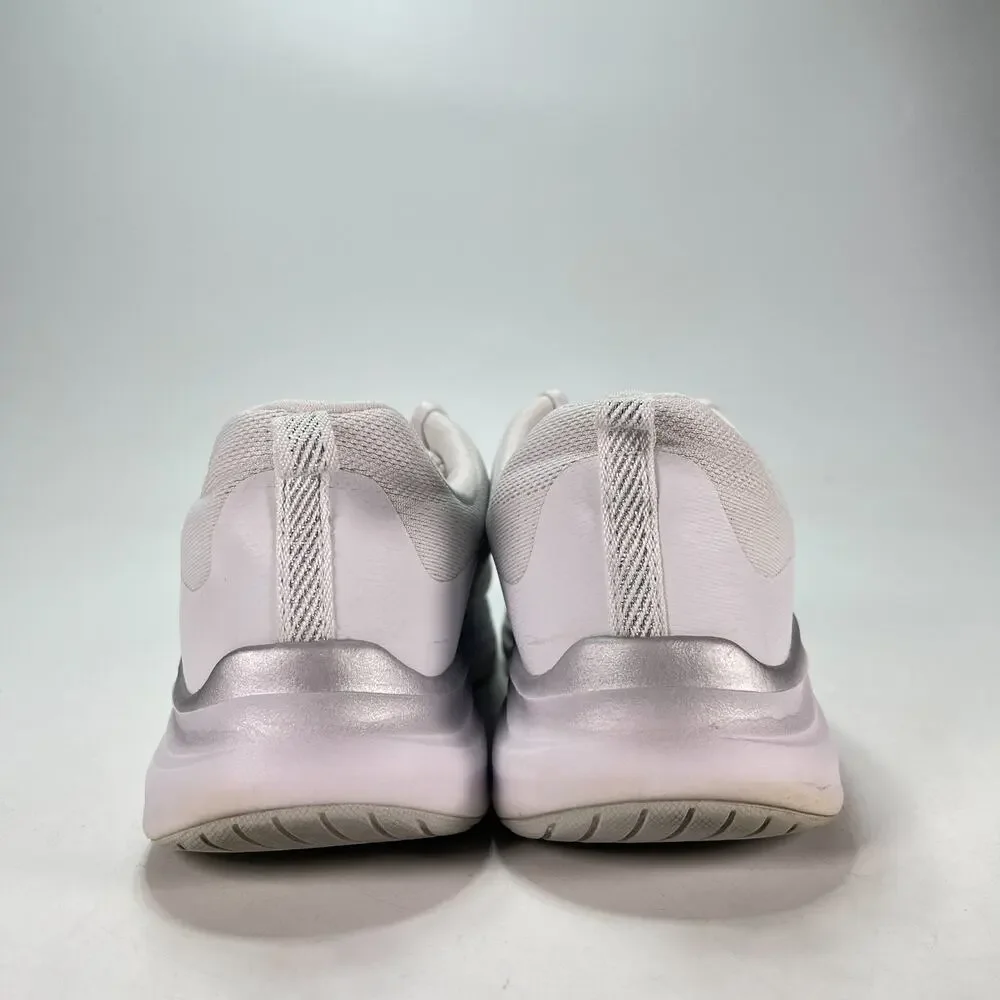 Skechers Vapor Foam Midnight Glimmer White Silver Sneakers 150025 Womens Size 8